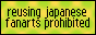 reusing japanese fanarts prohibited